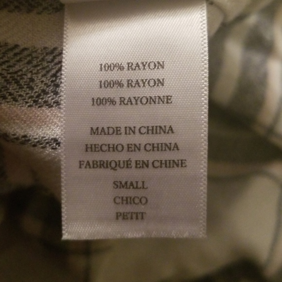 Rails pink white and black plaid button down - Picture 4 of 4